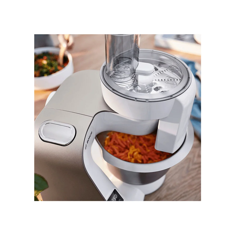 Bosch Kuechenmaschine MUM5 1000 W  weiss braun  Kuechenkleingeraete