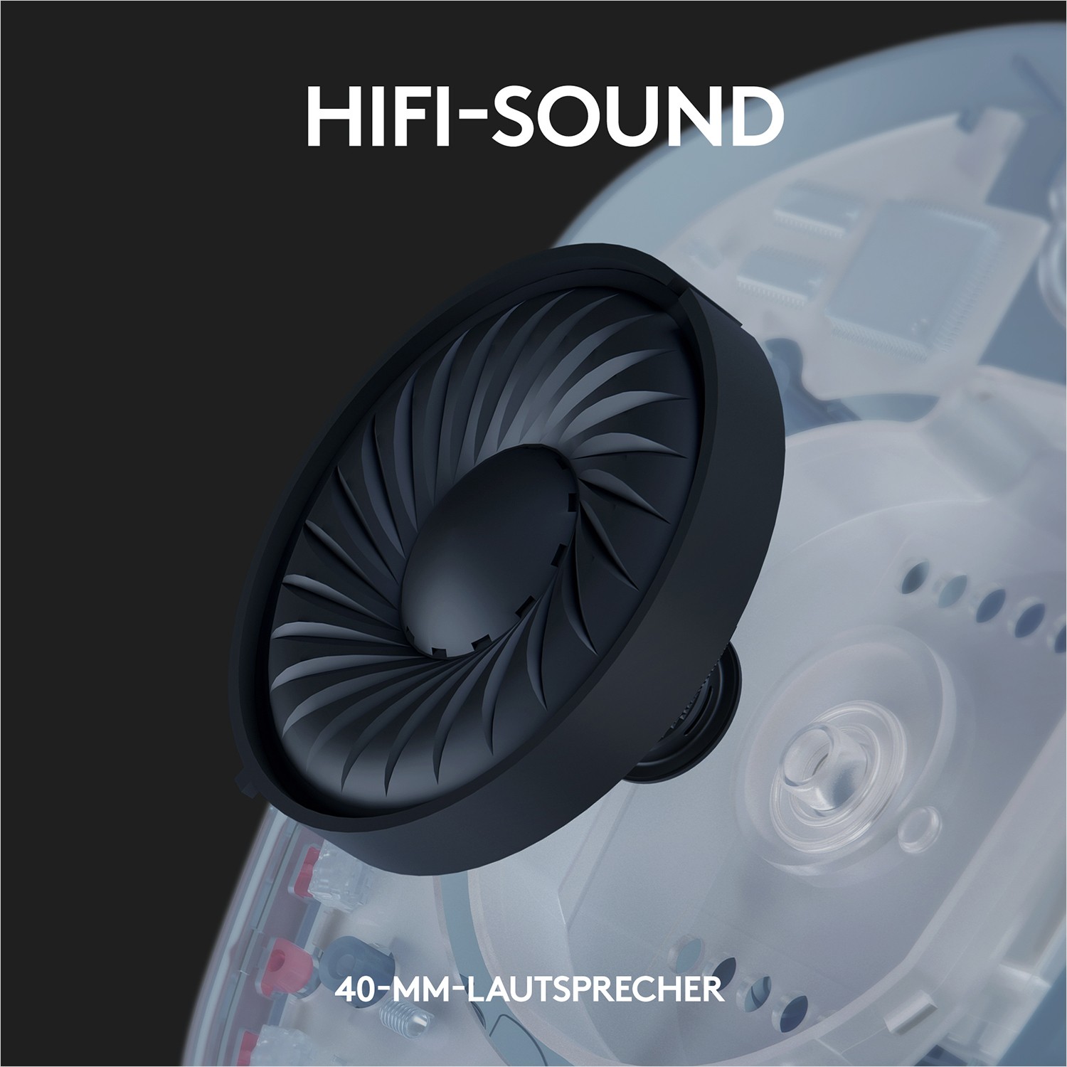 Logitech G G435 Lightspeed blau Zubehoer Gaming