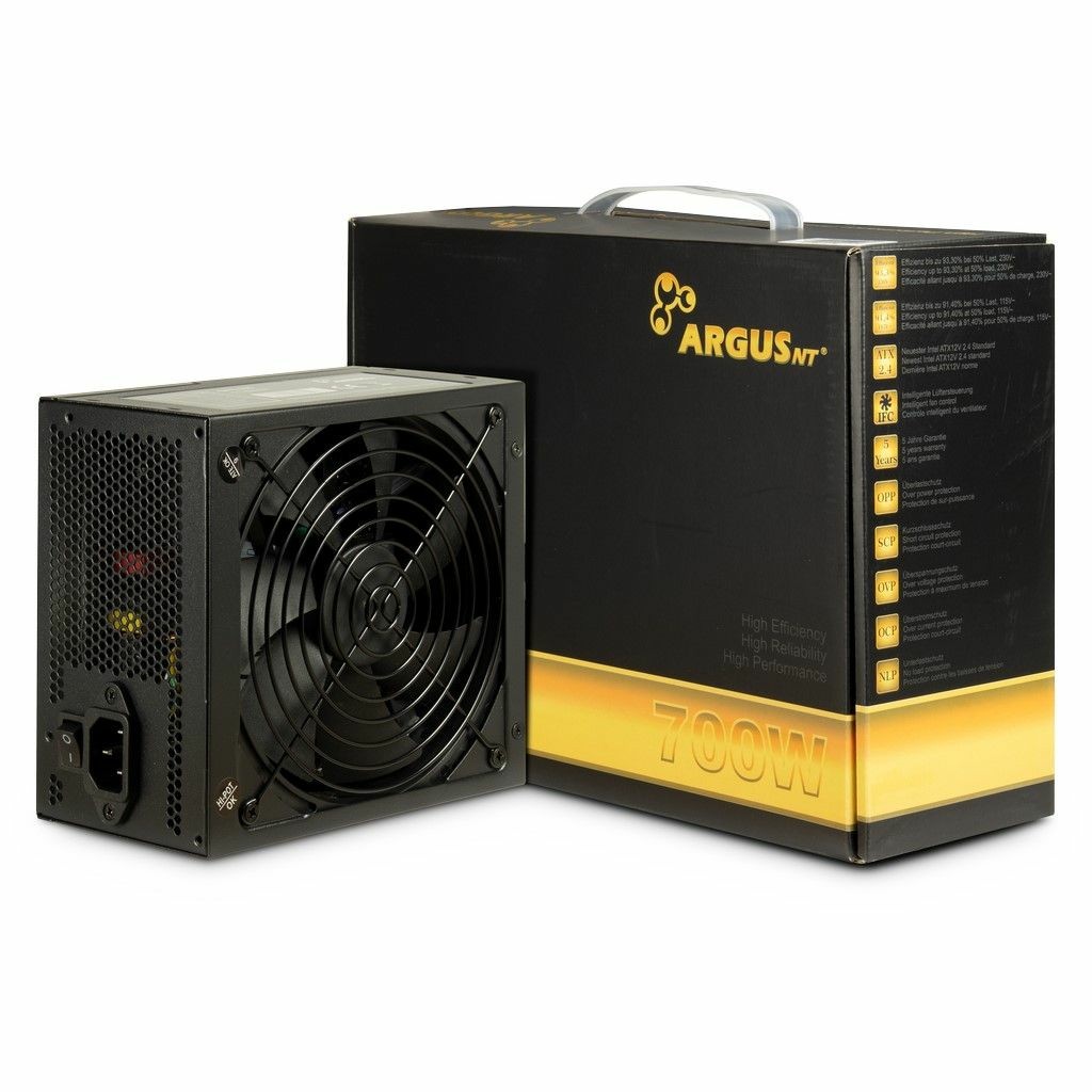 Inter Tech 700W Argus GPS 700 80  Gold Netzwerk