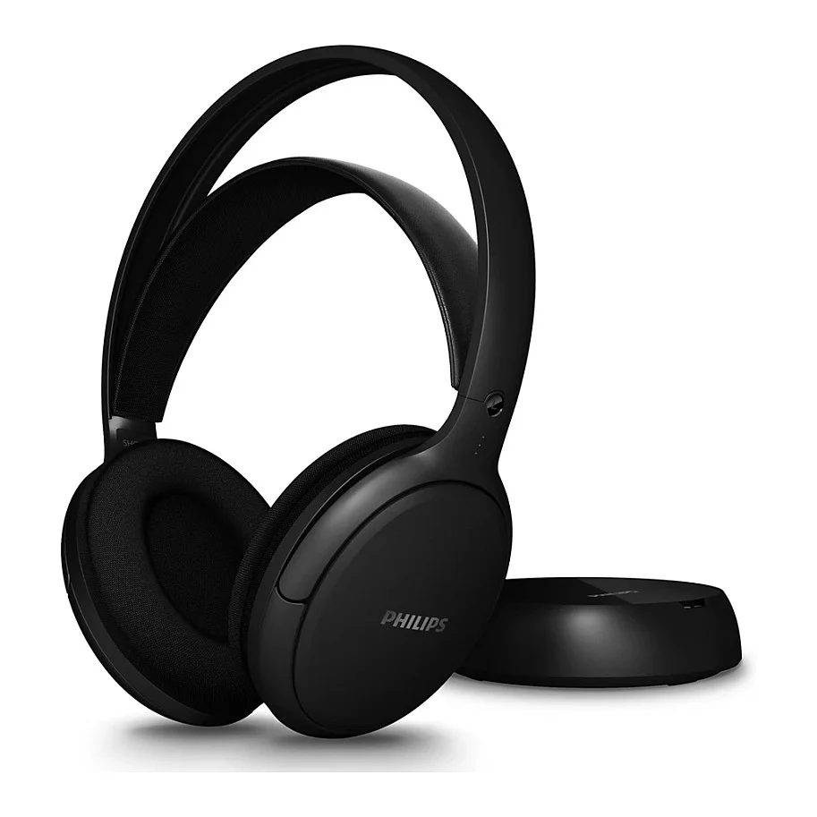 Philips SHC5200M2 12 Kopfhoerer   Headset Kabellos Kopfband TV USB Typ C Schwarz Over-Ear