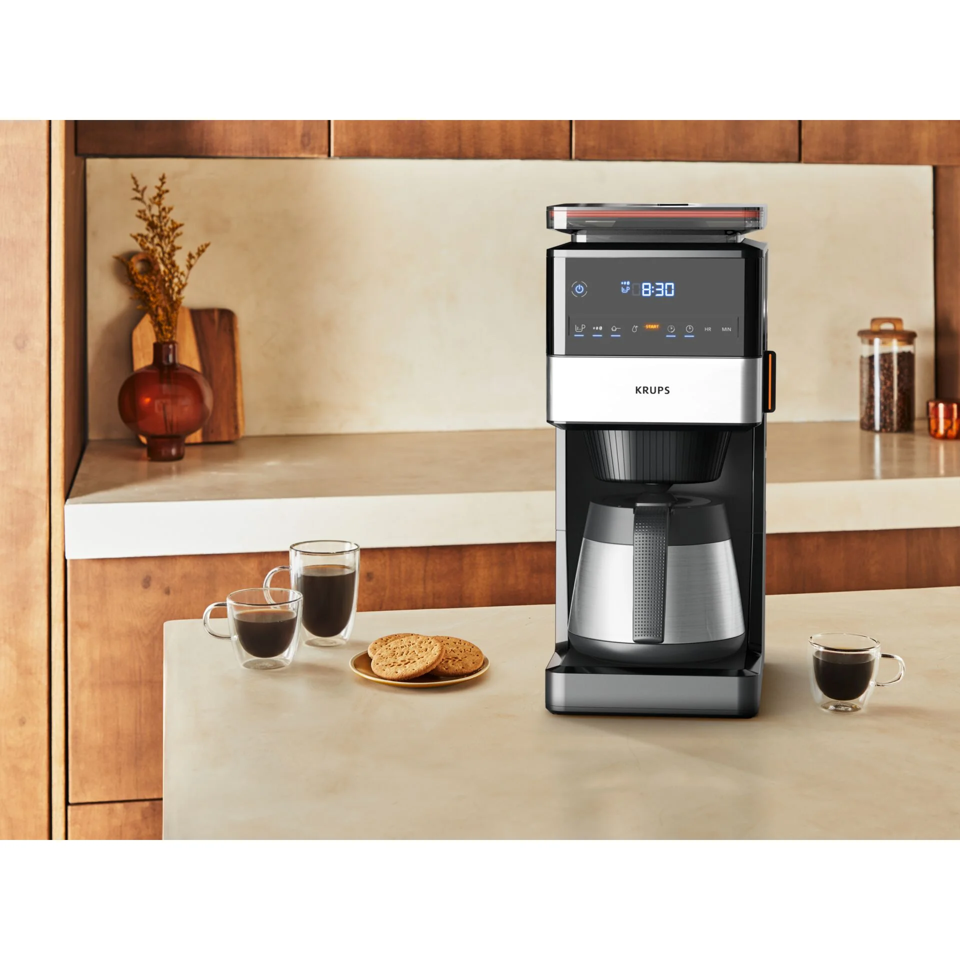 Krups KT 8428 Grind Aroma XL Thermo Wasserkocher