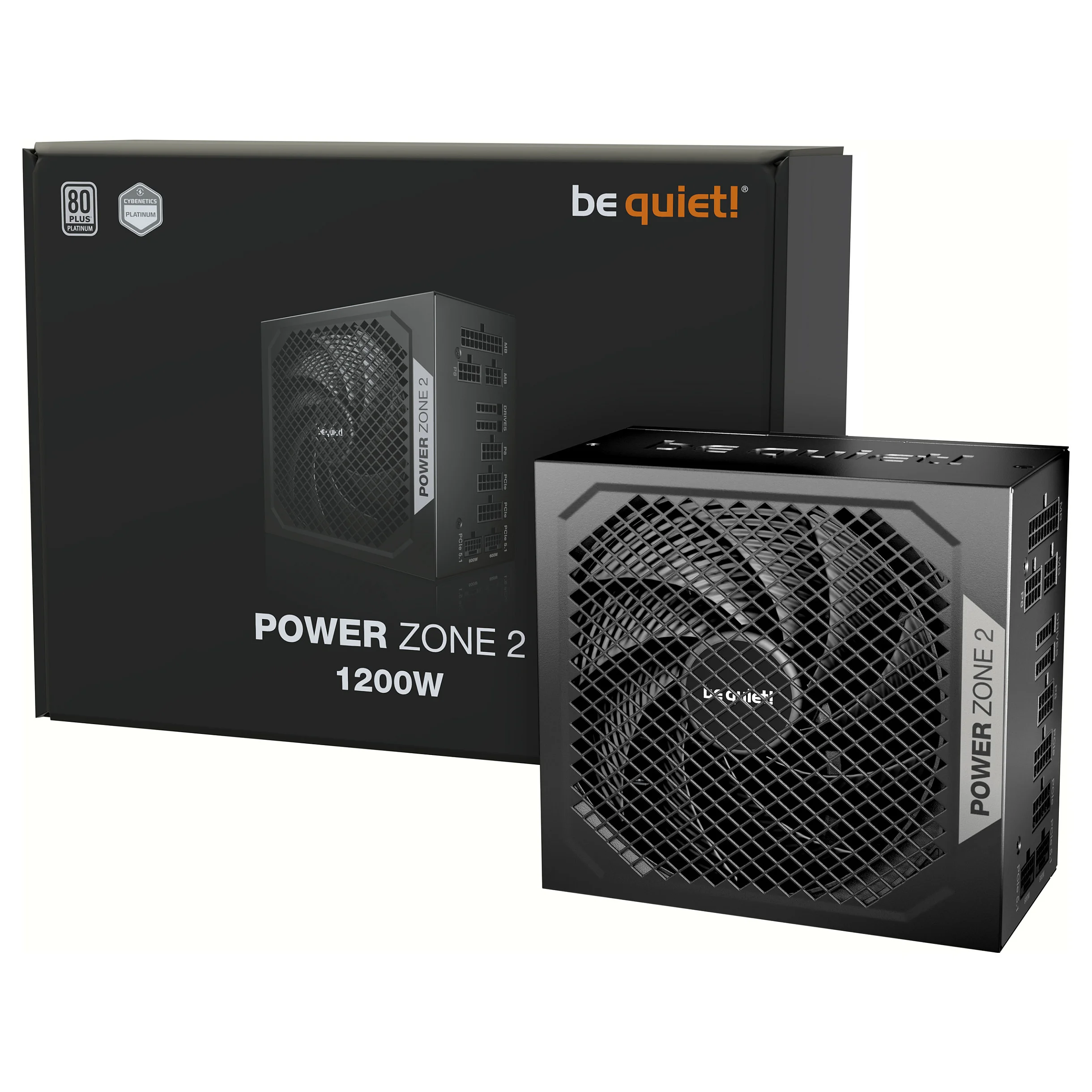 be quiet  POWER ZONE 2   1200 W Netzteil 20 4 pin ATX ATX Schwarz PC-Komponenten