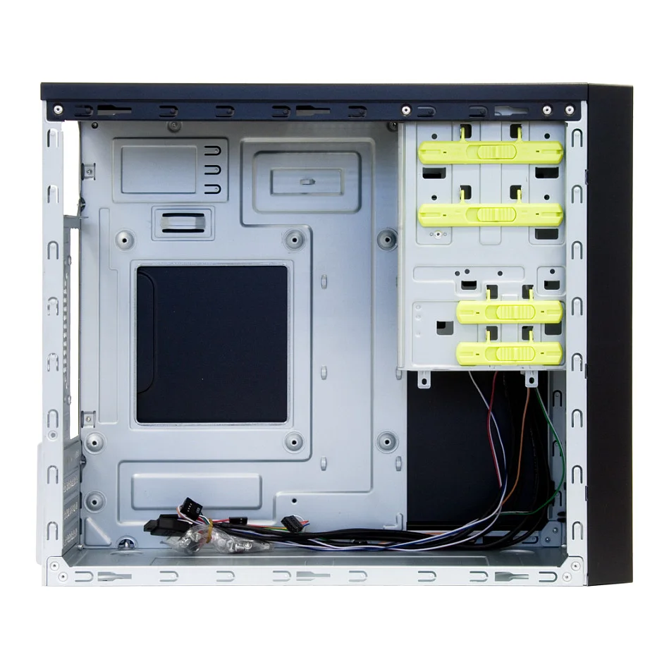 Chieftec HT 01B OP Mini Tower Computer Gehaeuse Schwarz kompakt und robust PC-Komponenten