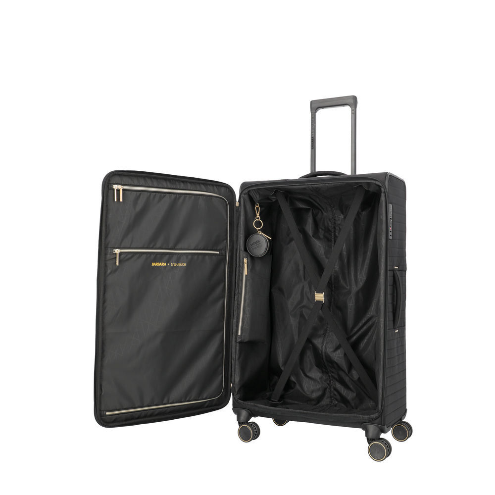 TRAVELITE 4 Rollen Trolley L Barbara Stepp  80cm  Black Taschen & Rucksaecke