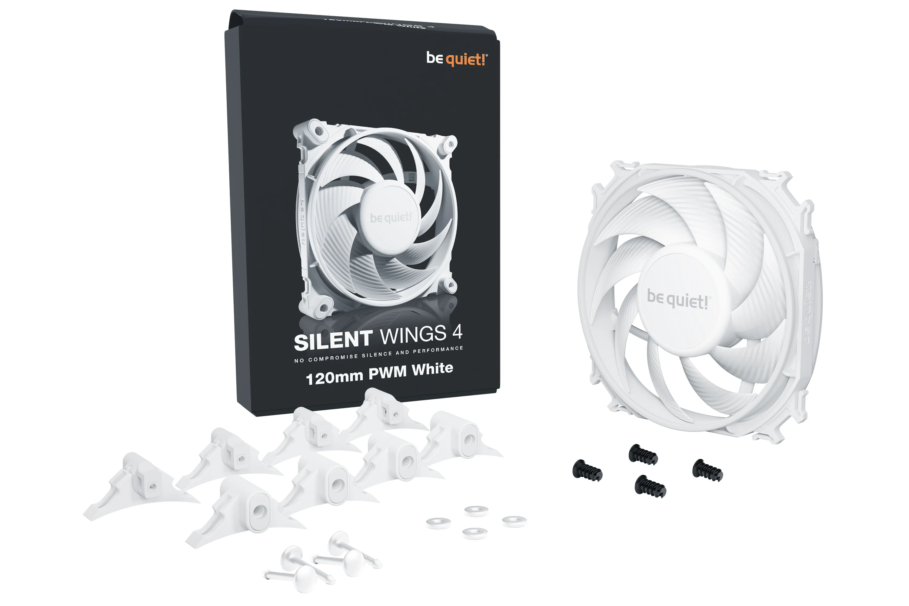 be quiet  120mm  silent wings 4 white pwm PC-Zubehoer