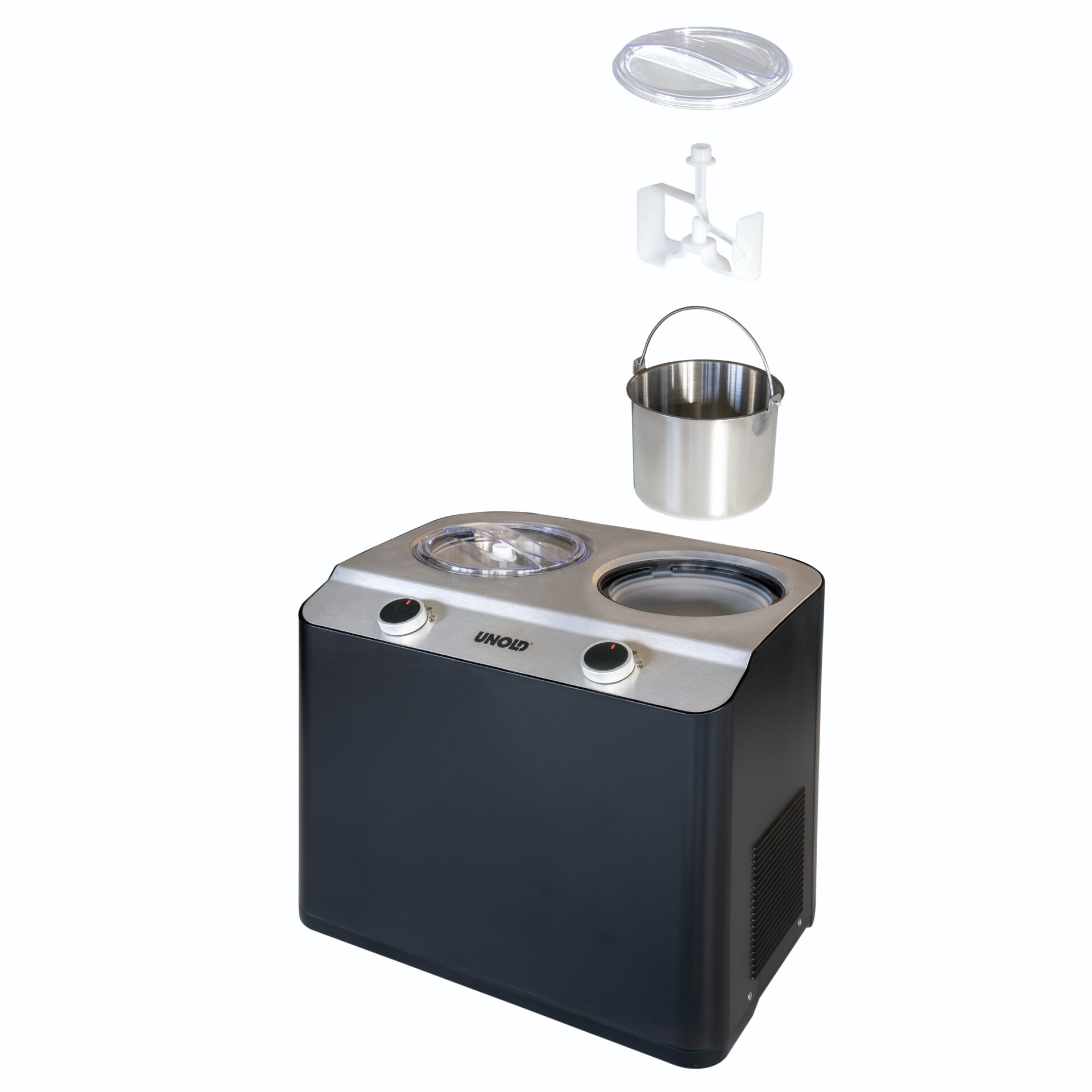 Unold 48835 Doppio nero Eismaschine Speisenzubereitung