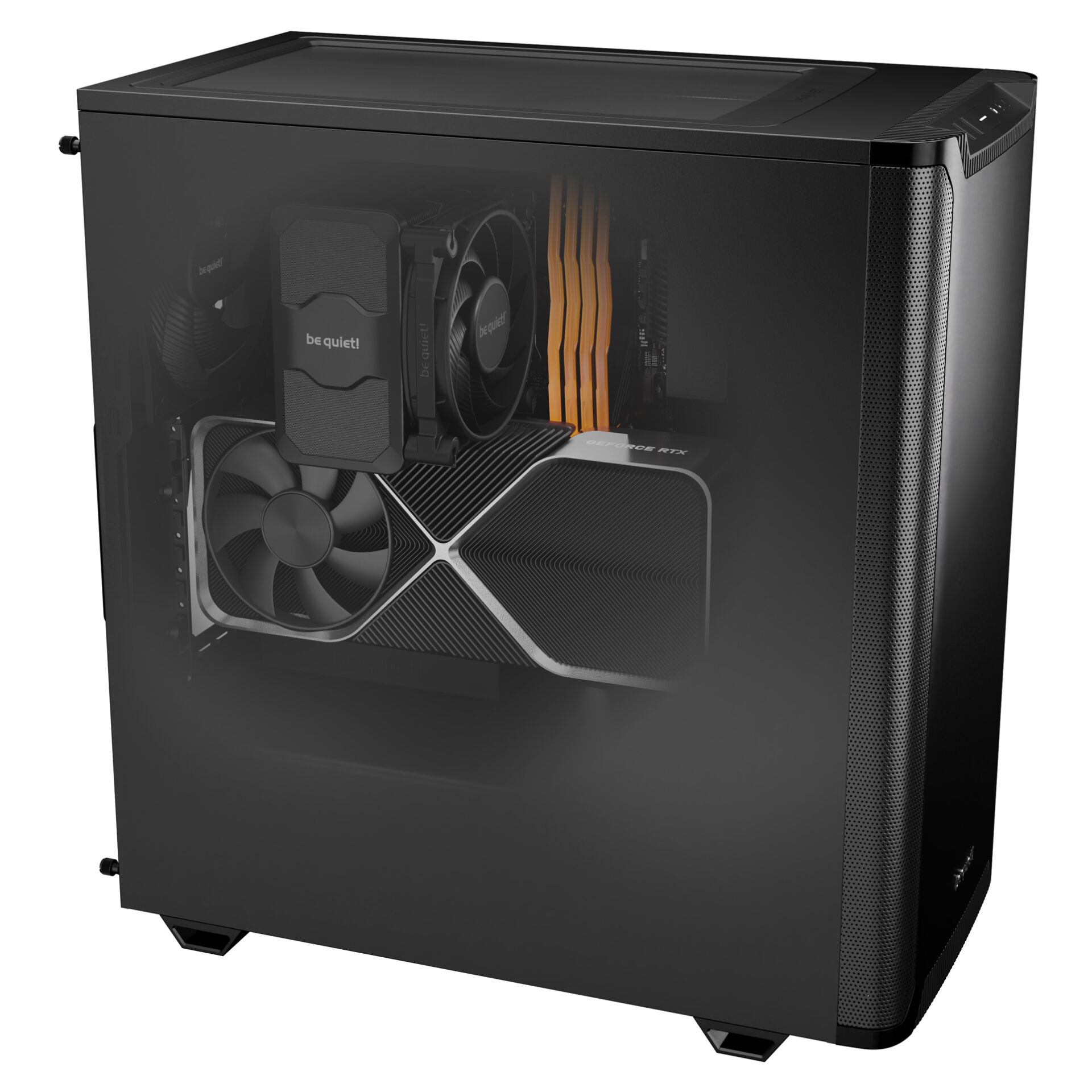 be quiet  PURE BASE 501 Black Midi Tower Schwarz PC-Komponenten