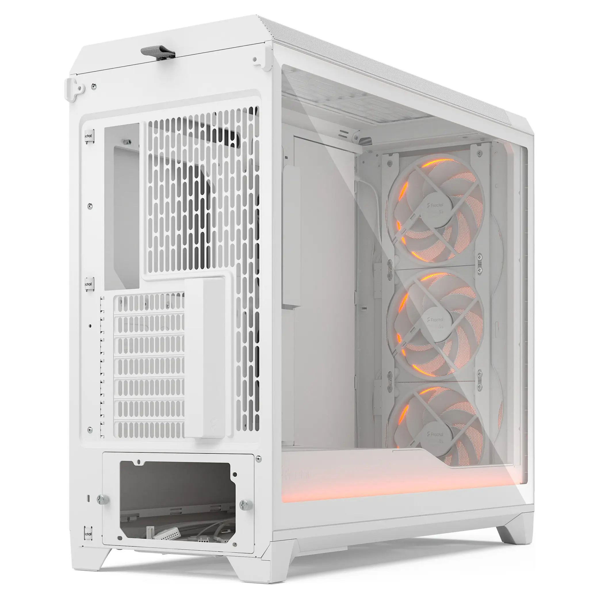 Fractal Design Midi Meshify 3 XL Ambience Pro RGB White TG Light Tint PC-Zubehoer