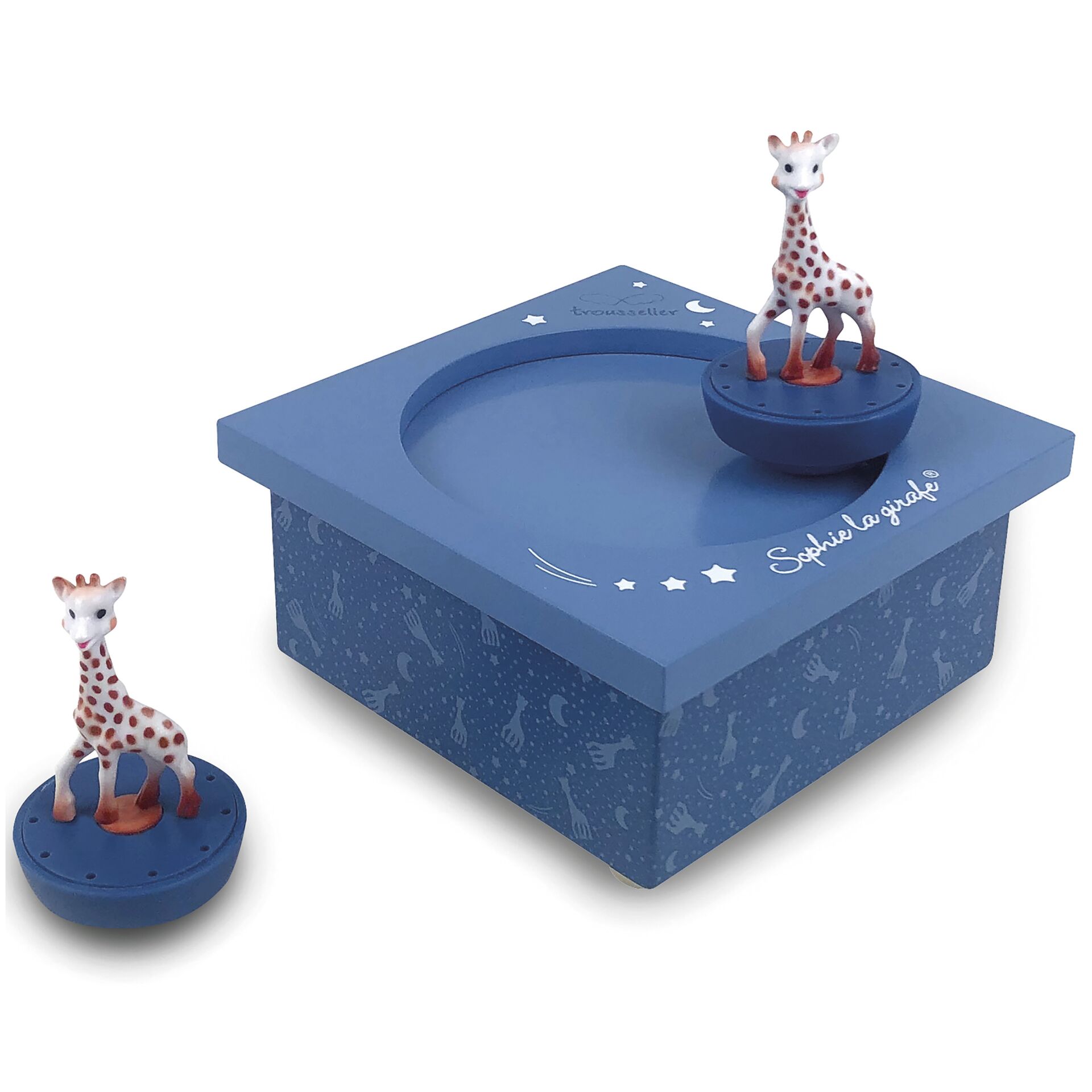 Trousselier Spieluhr tanzend Sophie la Girafe  Milchstrasse Spielfiguren