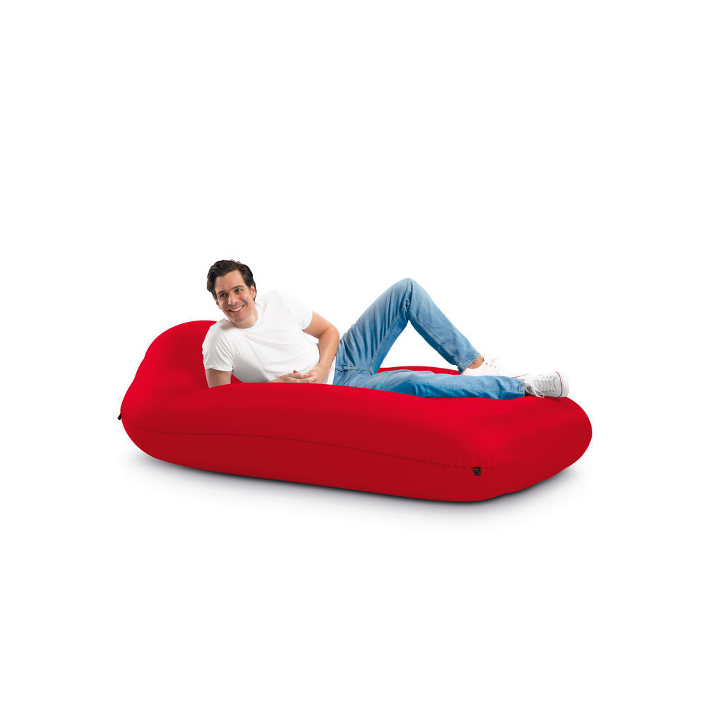 Fatboy Aufblasbares Luftsofa Lamzac L  rot Heimwerken & Garten