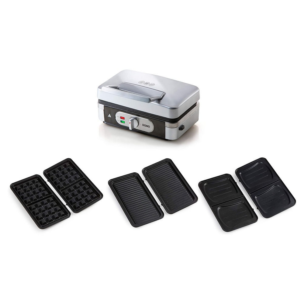 DOMO 3 in 1 Sandwichtoaster DO9136C Kuechenkleingeraete