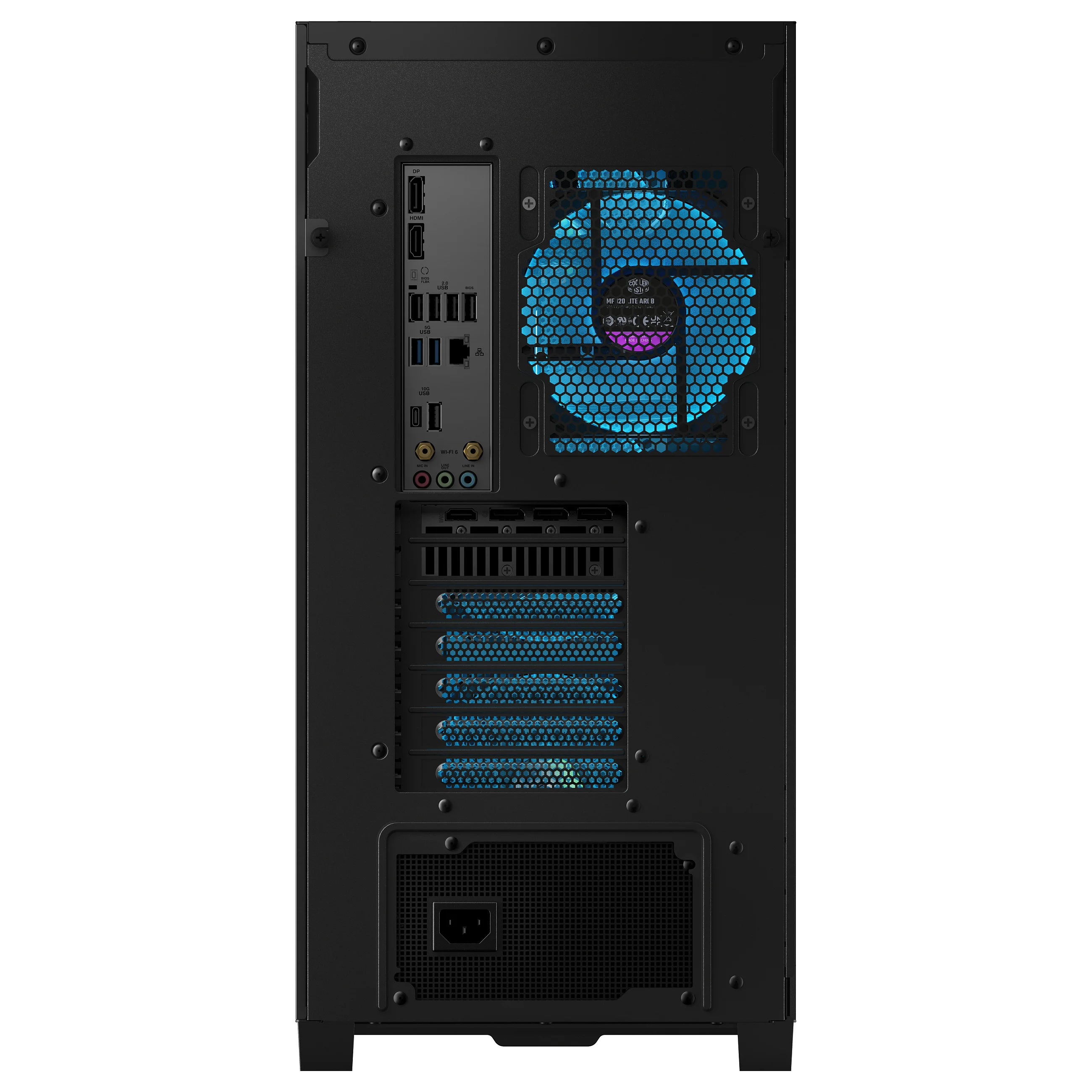 ASUS ROG G700 GM700TZ R8700F092W AMD Ryzen  7 8700F 32 GB DDR5 SDRAM 2 TB SSD NVIDIA GeForce RTX 5070 Ti Windows 11 Home Tower PC Schwarz PC-Zubehoer