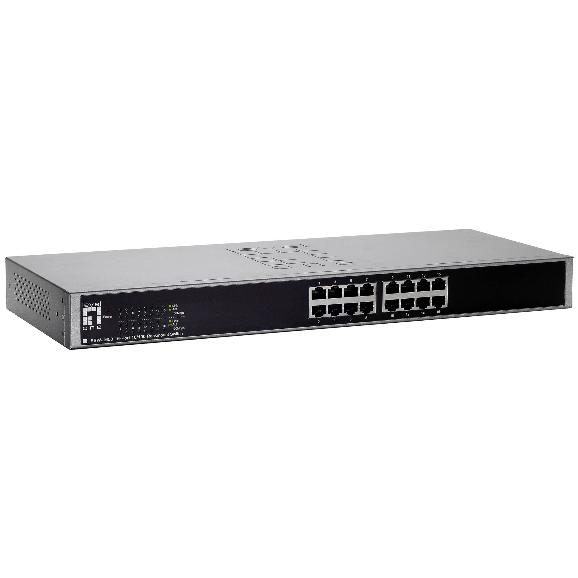 Level One FSW 1650 19 16 Port 10 100Mbps Switch Netzwerk