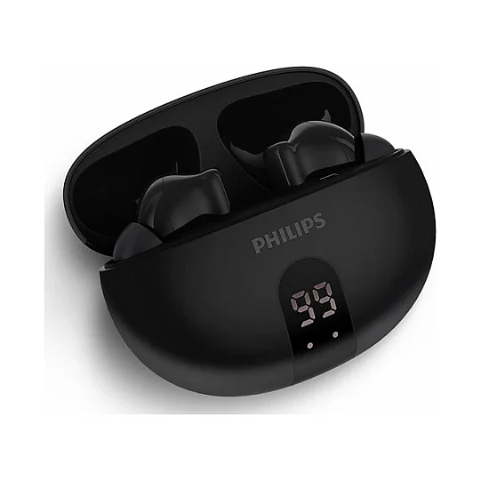 Philips TAT2520BK 00 Kopfhoerer   Headset Kabellos im Ohr Anrufe Musik Bluetooth Schwarz In-Ear