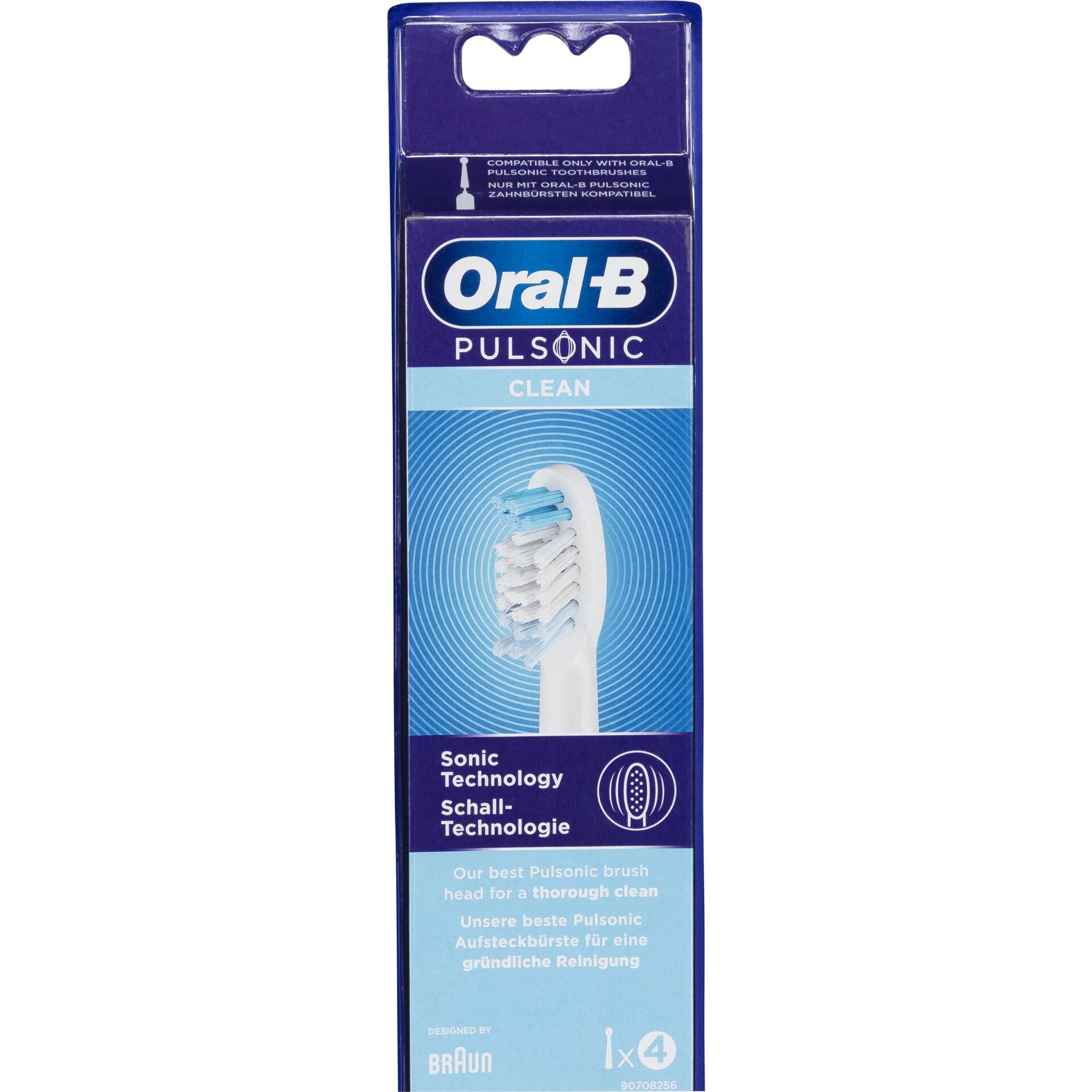 Oral B Aufsteckbuersten Pulsonic Clean 4er Zahnpflege