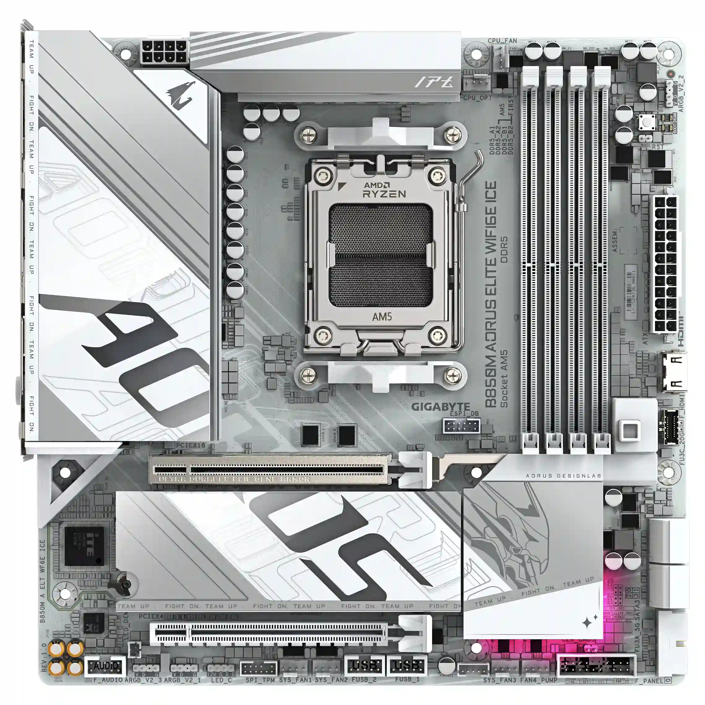 Gigabyte AM5 B850M AORUS ELITE WF6E ICE PC-Zubehoer
