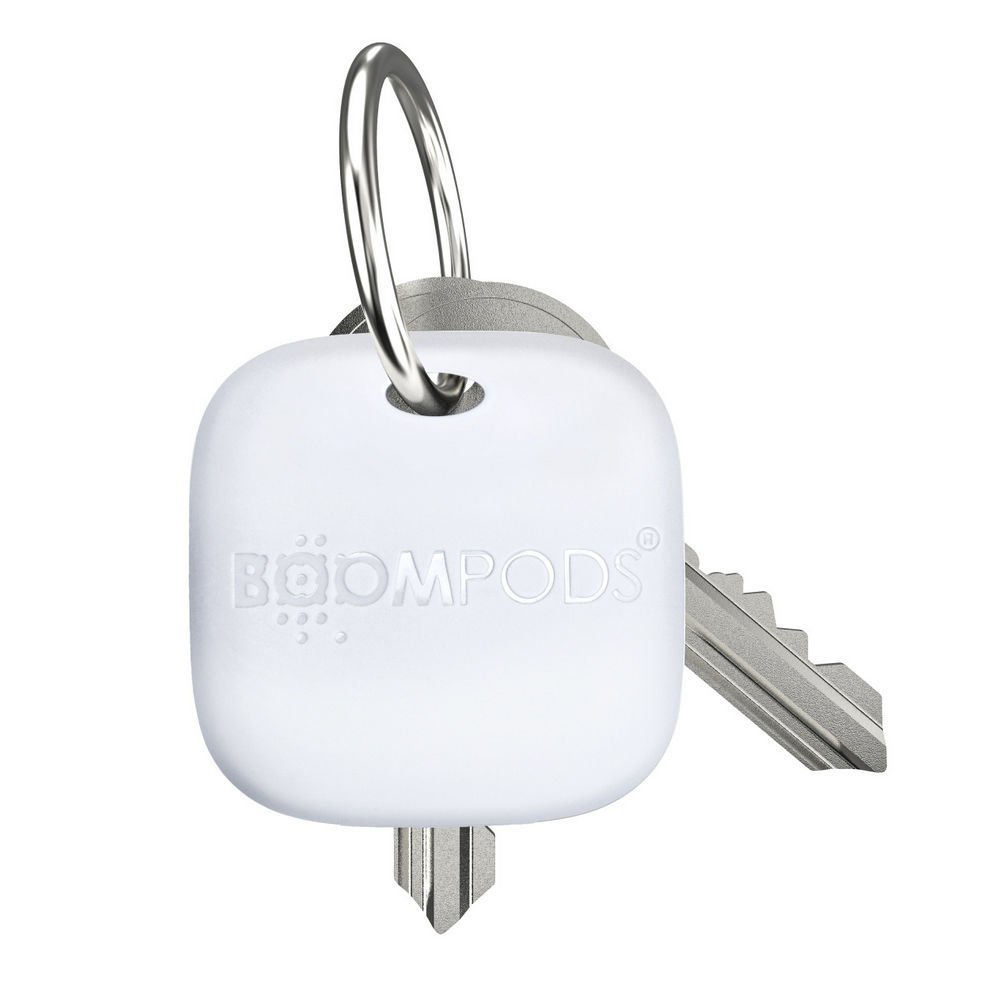 Boompods Boomtag Rechargeable  White Mobilfunk Zubehoer