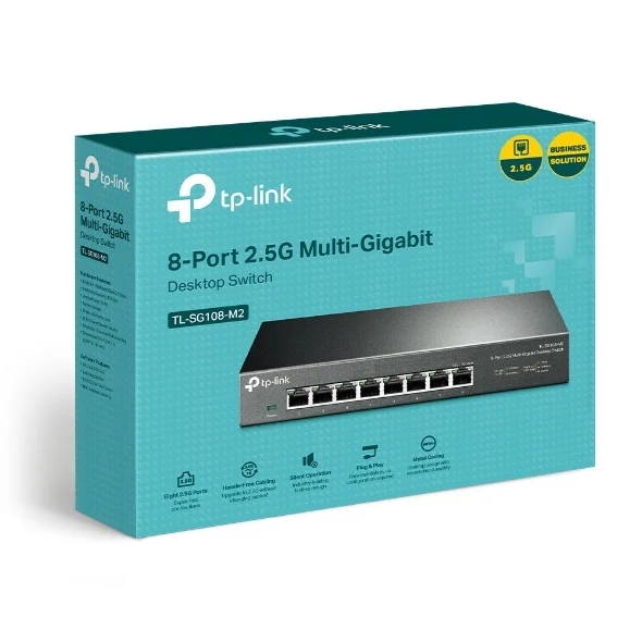 TP Link 8 Port 2 5G Desktop Switch Switches