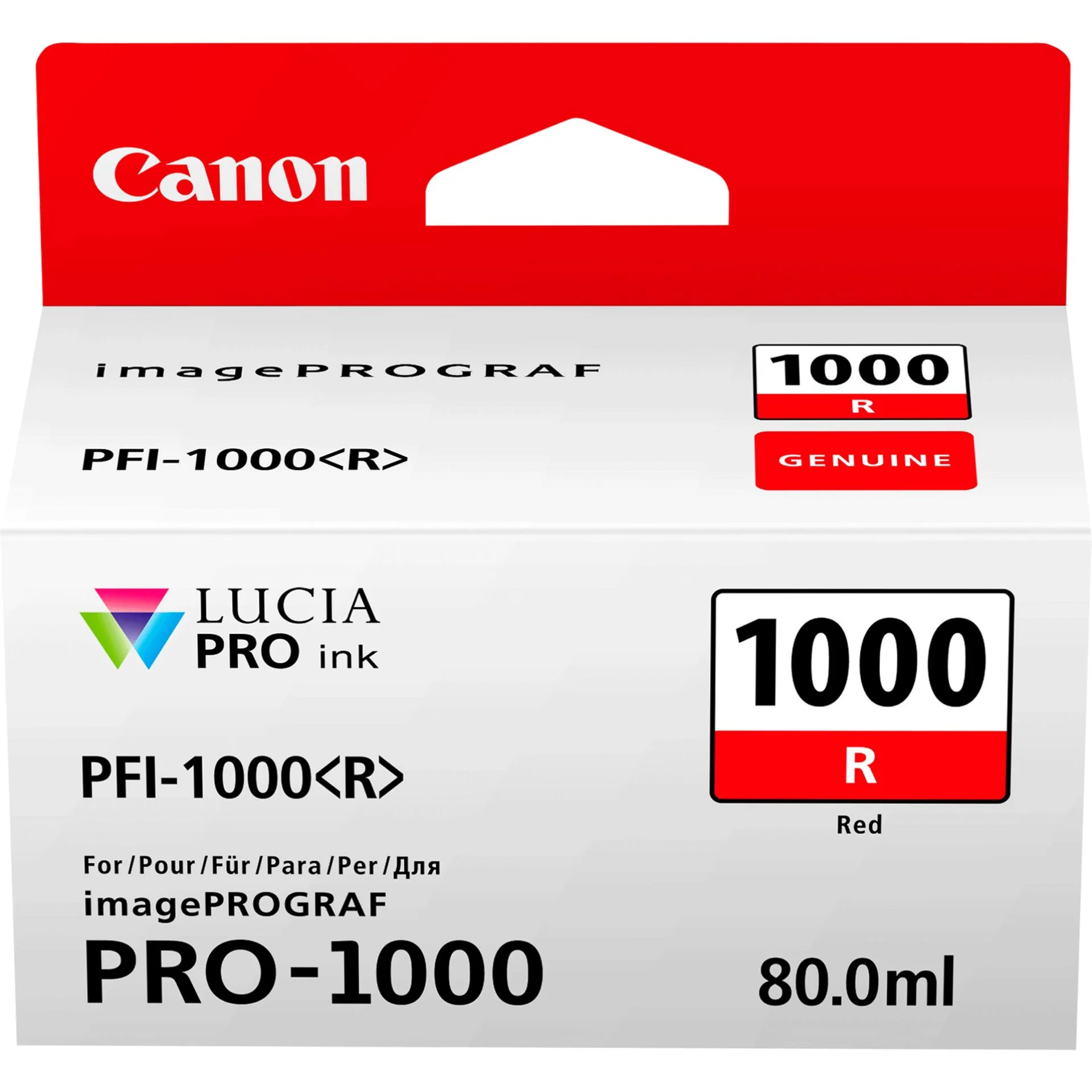 Canon PFI 1000 R red Drucker & Scanner