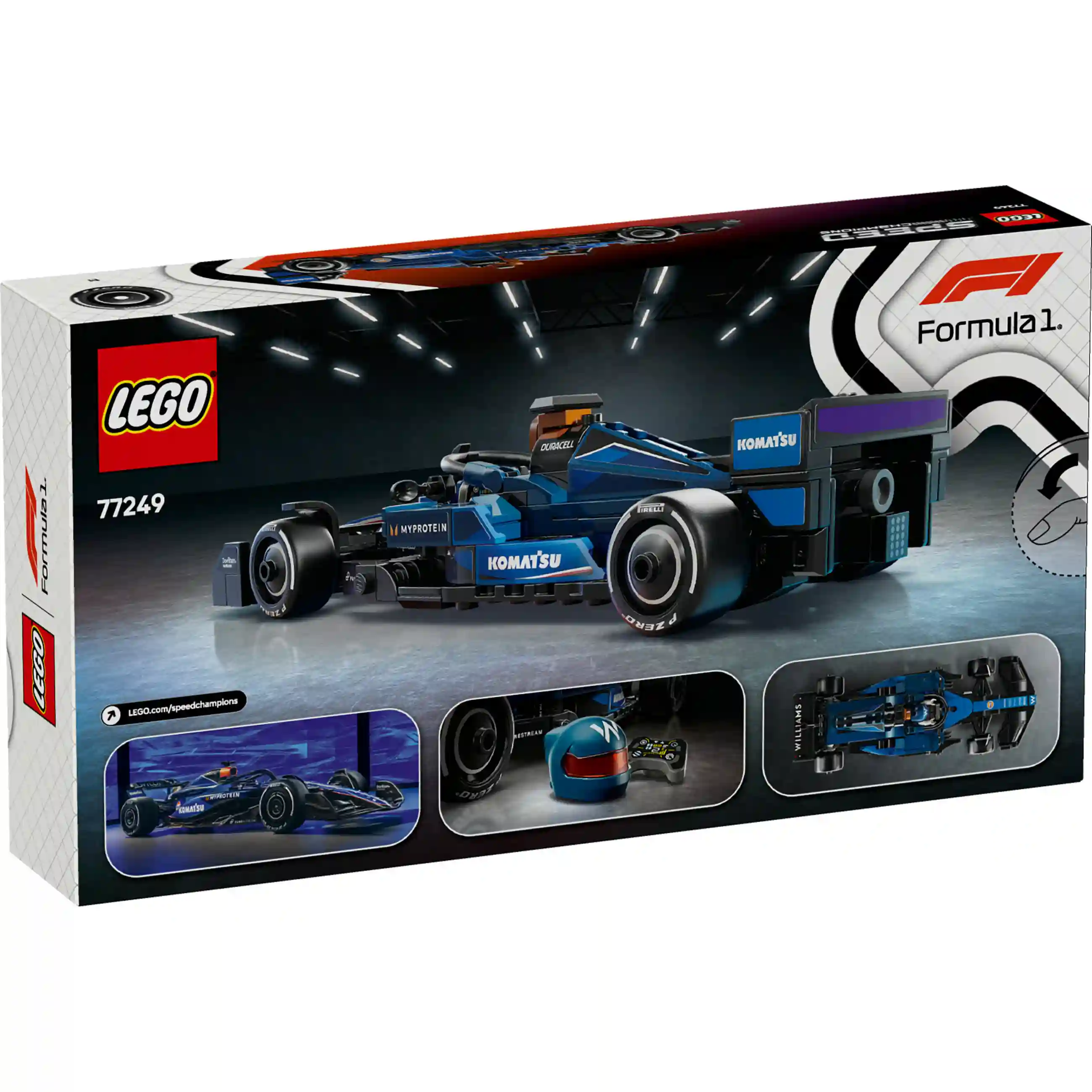 LEGO Speed Champions Williams Racing FW46 F1 Rennauto 77249 Spielwaren