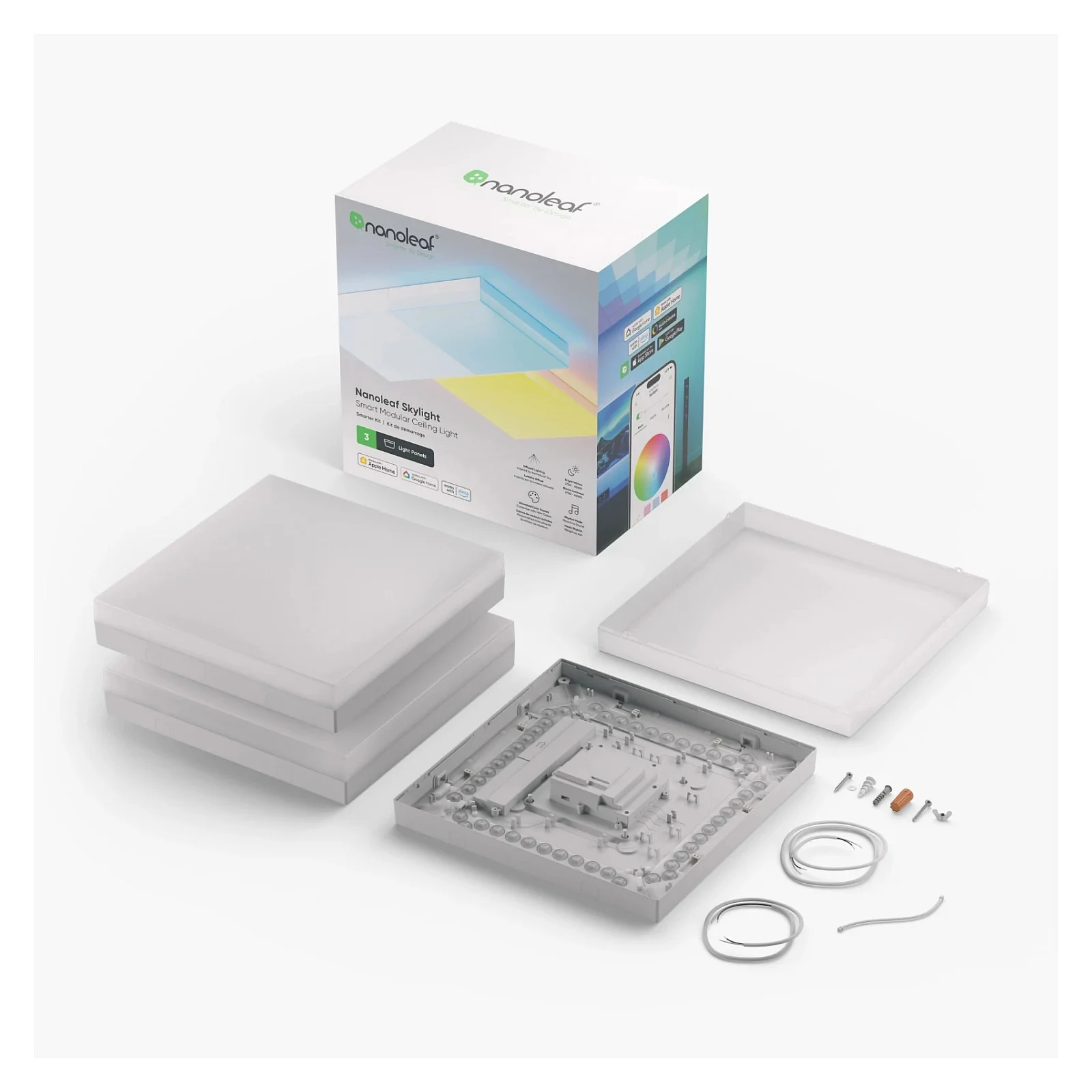 Nanoleaf Skylight Starter Kit   3PK Deckenleuchten Dekoleuchten