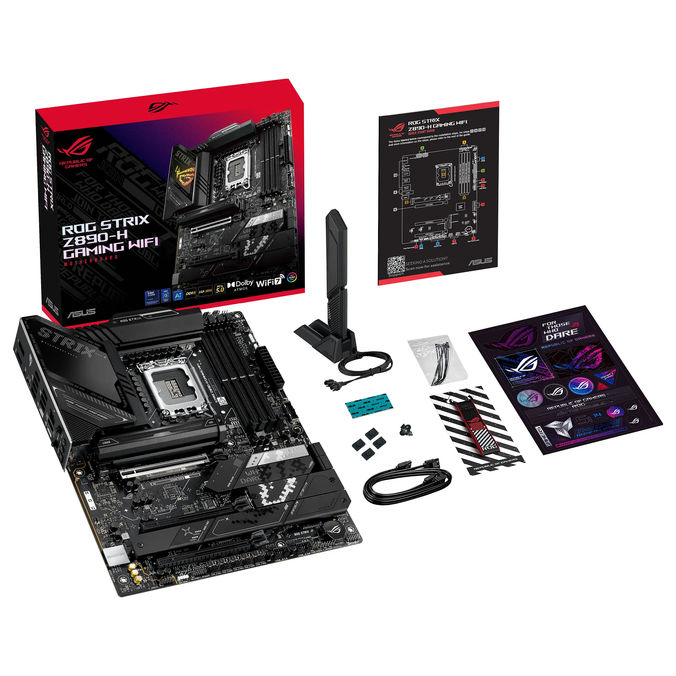 ASUS MB ROG STRIX Z890 H GAMING WIFI  Intel 1851 DDR5 ATX  PC-Zubehoer