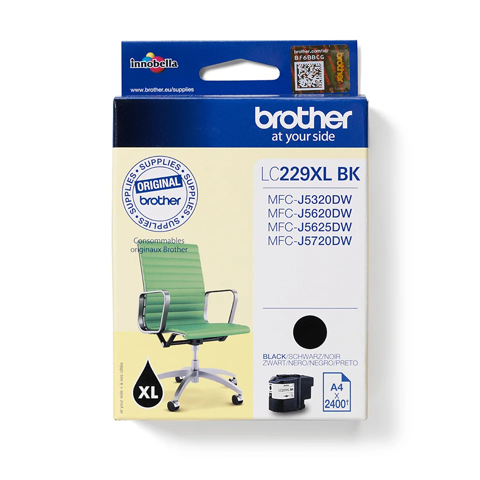 Brother LC229XLBK Druckerpatrone 1 Stueck e  Original Schwarz Drucker & Scanner
