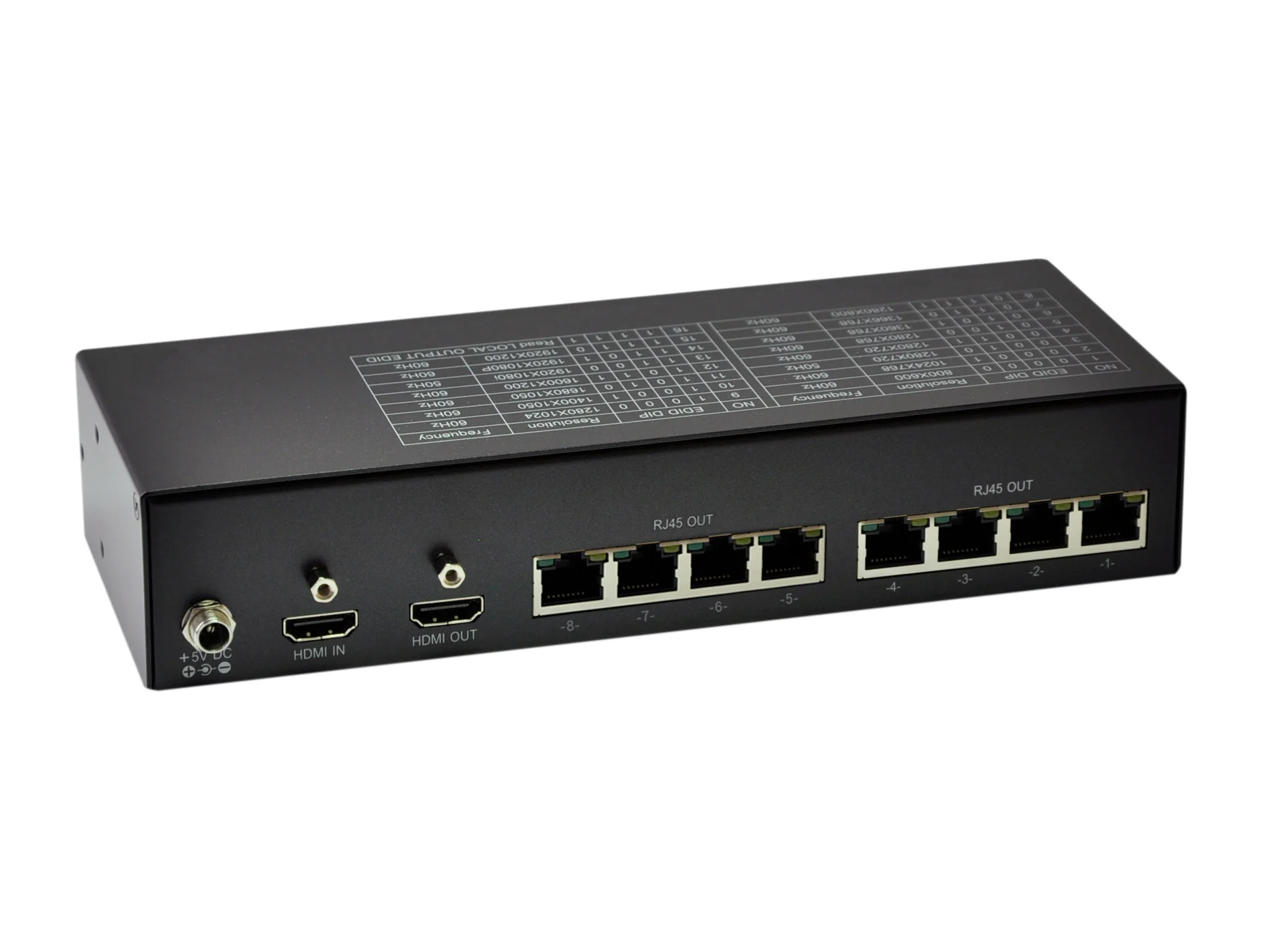 LevelOne HVE 9118T Audio  Video Leistungsverstaerker AV Sender Schwarz Netzwerk