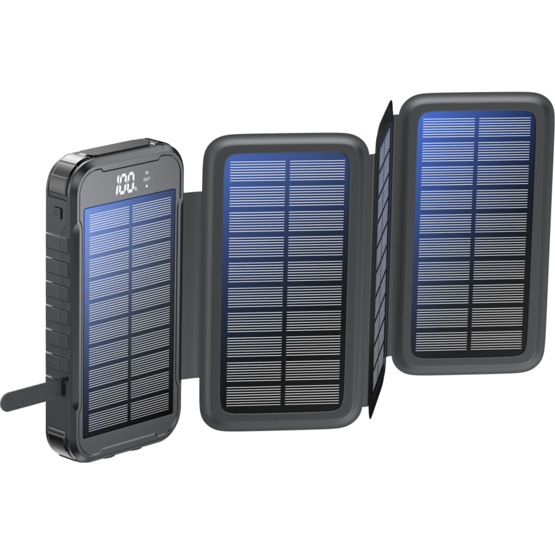 Boompods Solar Powerbank 16 000mAh Neutron Fold  Black Solar & Energie