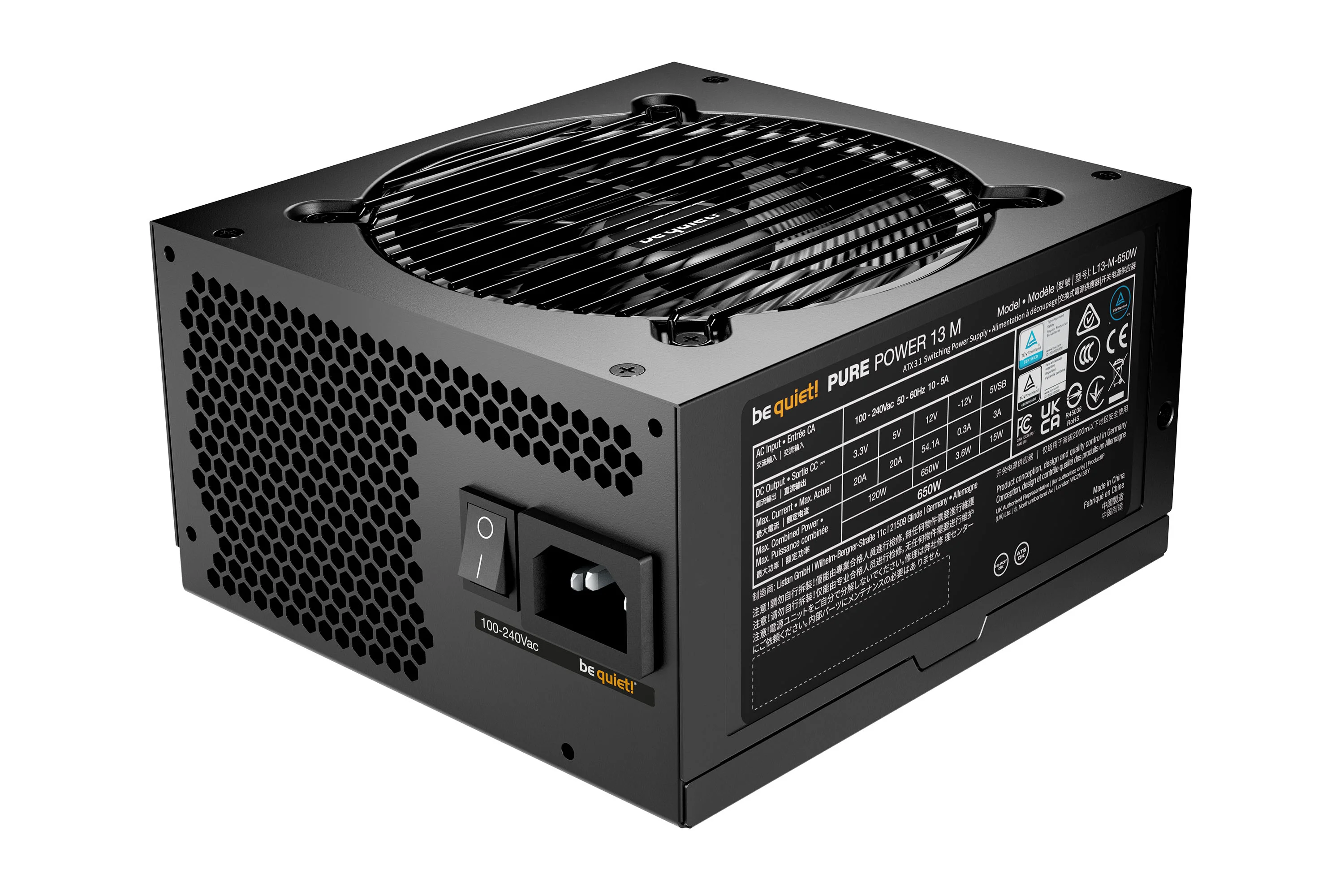 be quiet  Pure Power 13 M 650W PC-Komponenten