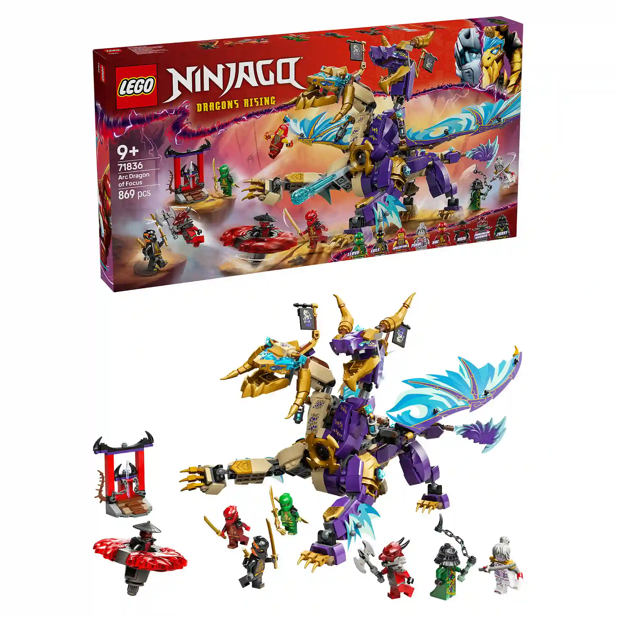 LEGO 71836 Ninjago Lichtbogendrache Spielwaren