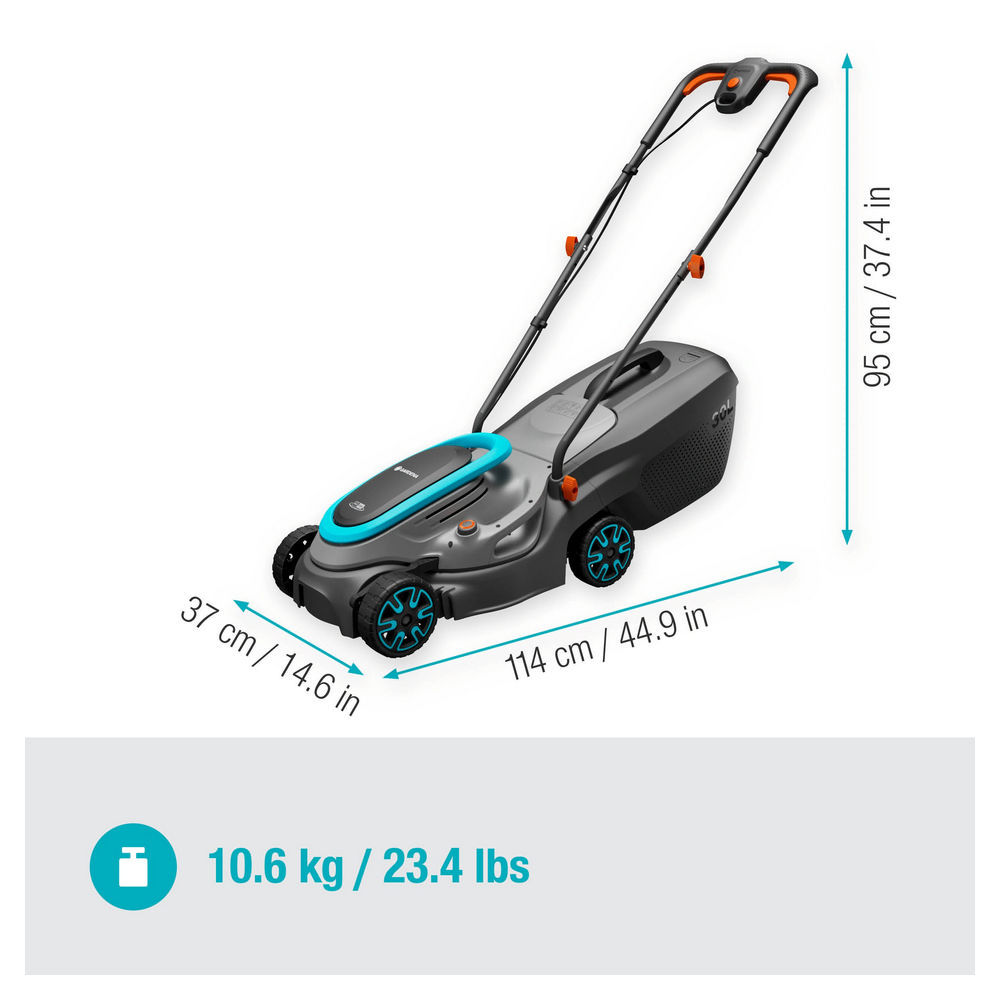 GARDENA Akku Rasenmaeher PowerMax 32 18V P4A Ready To Use Set Gartenmaschinen