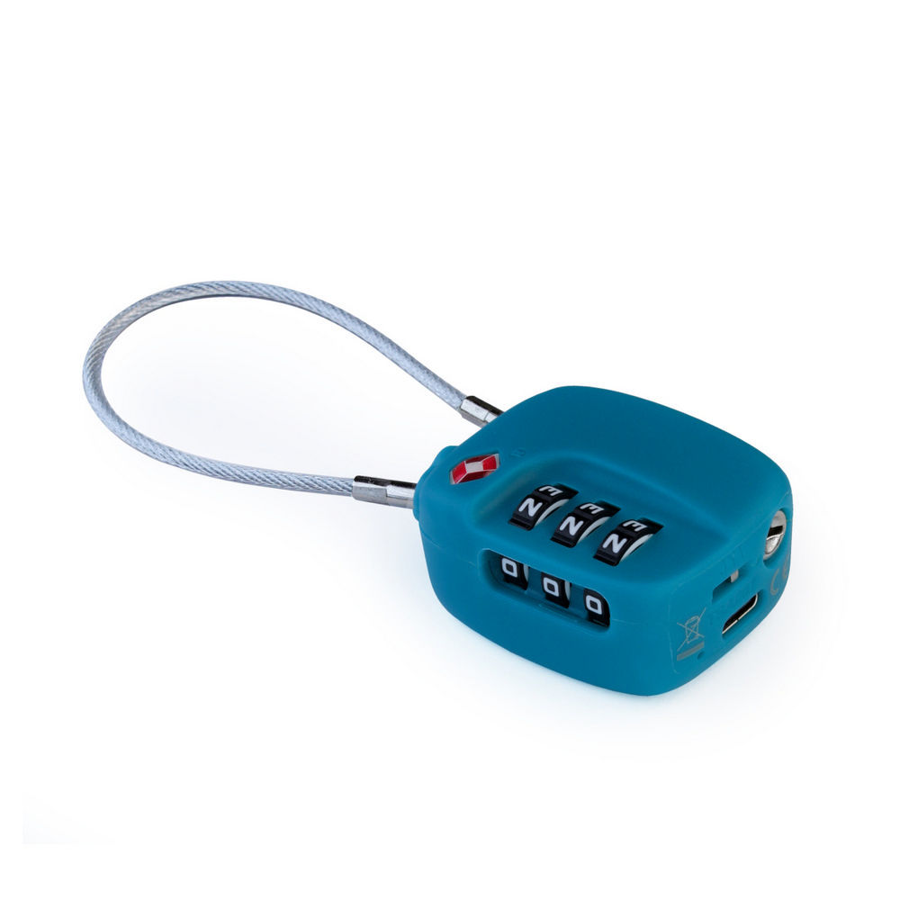 Boompods Boomtag TSA Lock  Blau Handys & Tablets