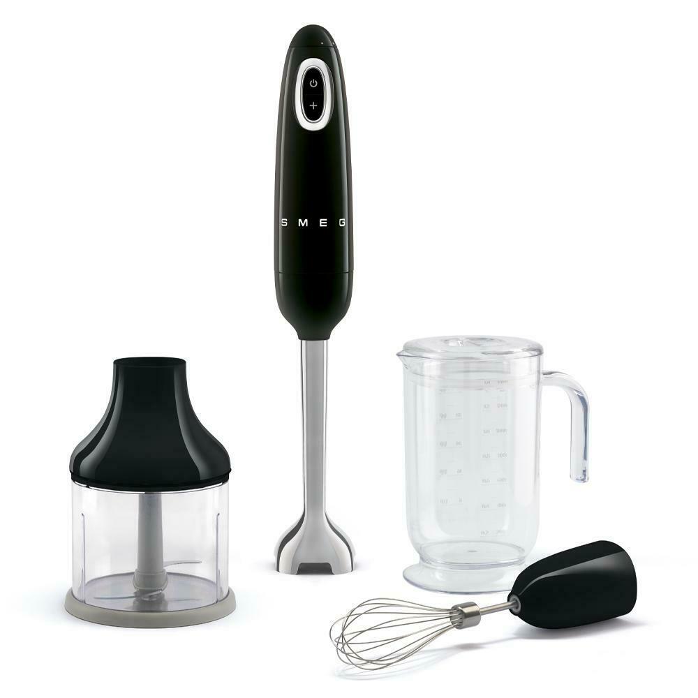 SMEG Stabmixer Set  schwarz Kuechenkleingeraete