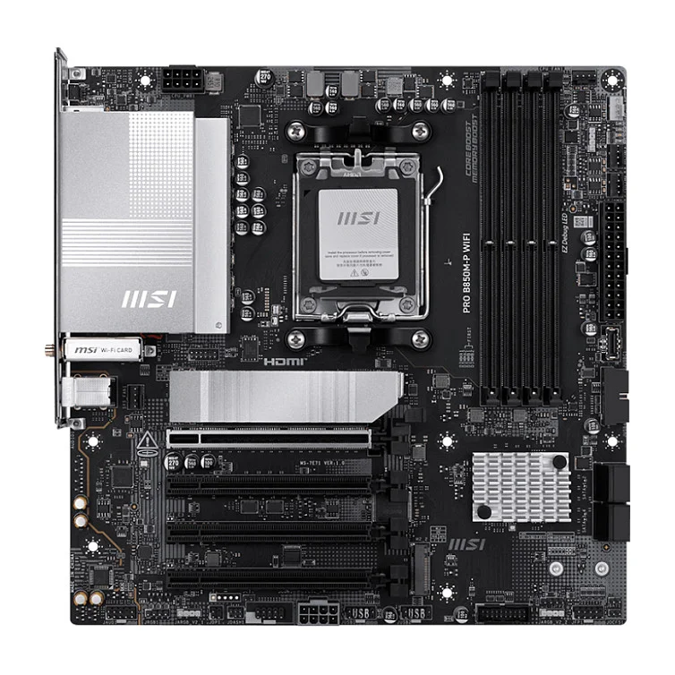 MSI PRO B850M P WIFI Motherboard AMD B850 Sockel AM5 micro ATX PC-Zubehoer