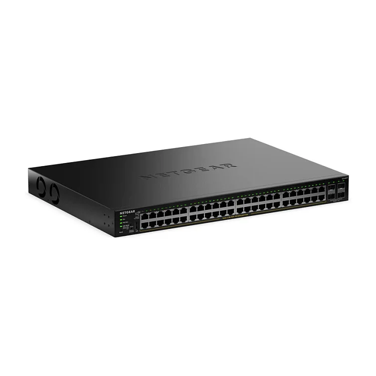 NETGEAR GS348TPv2 Managed L2 L3 Gigabit Ethernet  10 100 1000  Power over Ethernet  PoE  1U Schwarz Switches