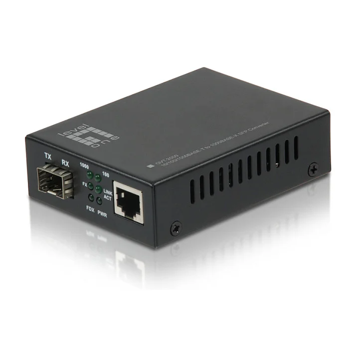 LevelOne GVT 2000 Netzwerk Medienkonverter 1000 Mbit s Multi Modus Schwarz
