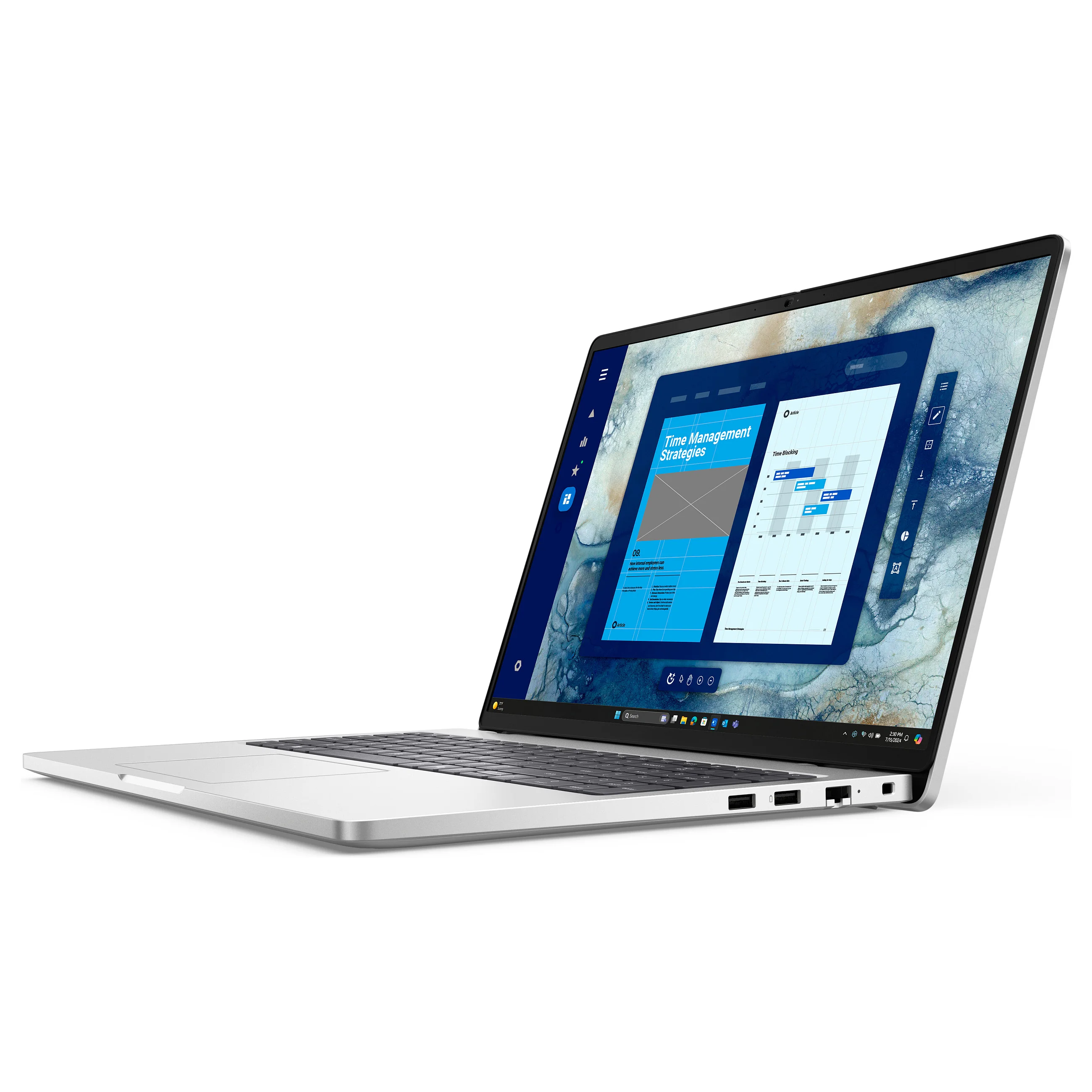 DELL Pro 16 PC16250 Intel Core Ultra 5 235U Laptop 40 6 cm  16   Full HD  16 GB DDR5 SDRAM 512 GB SSD Wi Fi 6E  802 11ax  Windows 11 Pro Deutsch Platin  Silber Notebooks & E-Book Reader