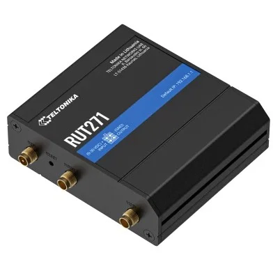 Teltonika RUT271 Redcap 5G Router 5G LTE WLAN Ethernet Schwarz