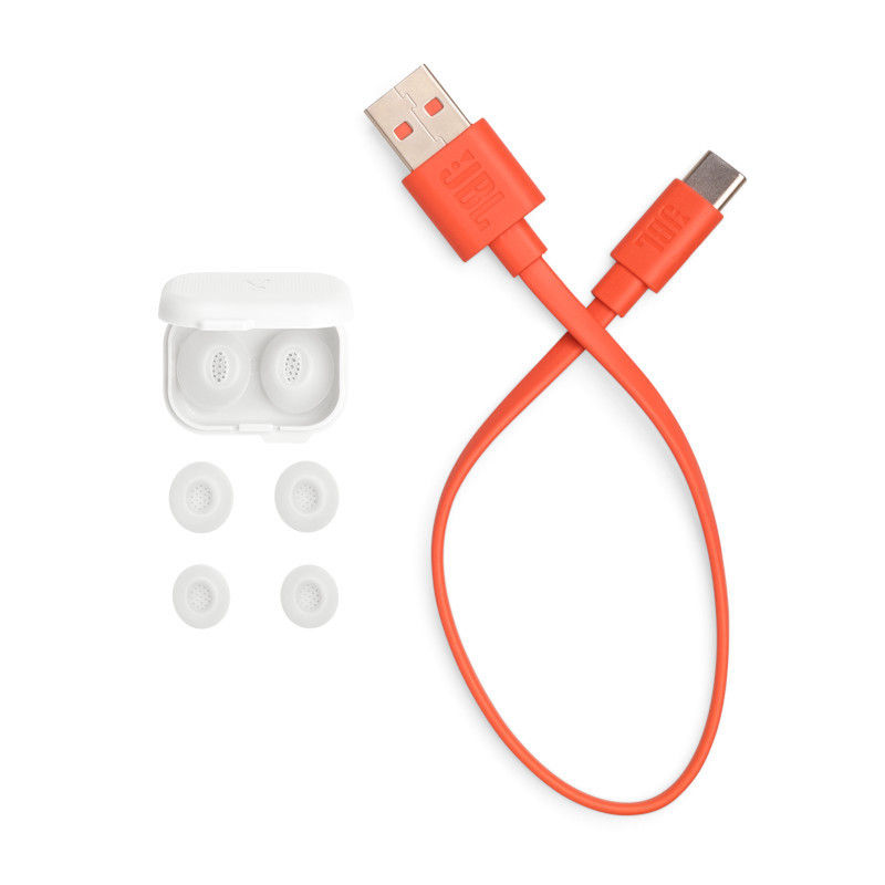 JBL True Wireless Noise Canceling In Ear Kopfhoerer Tune Flex 2 Weiss