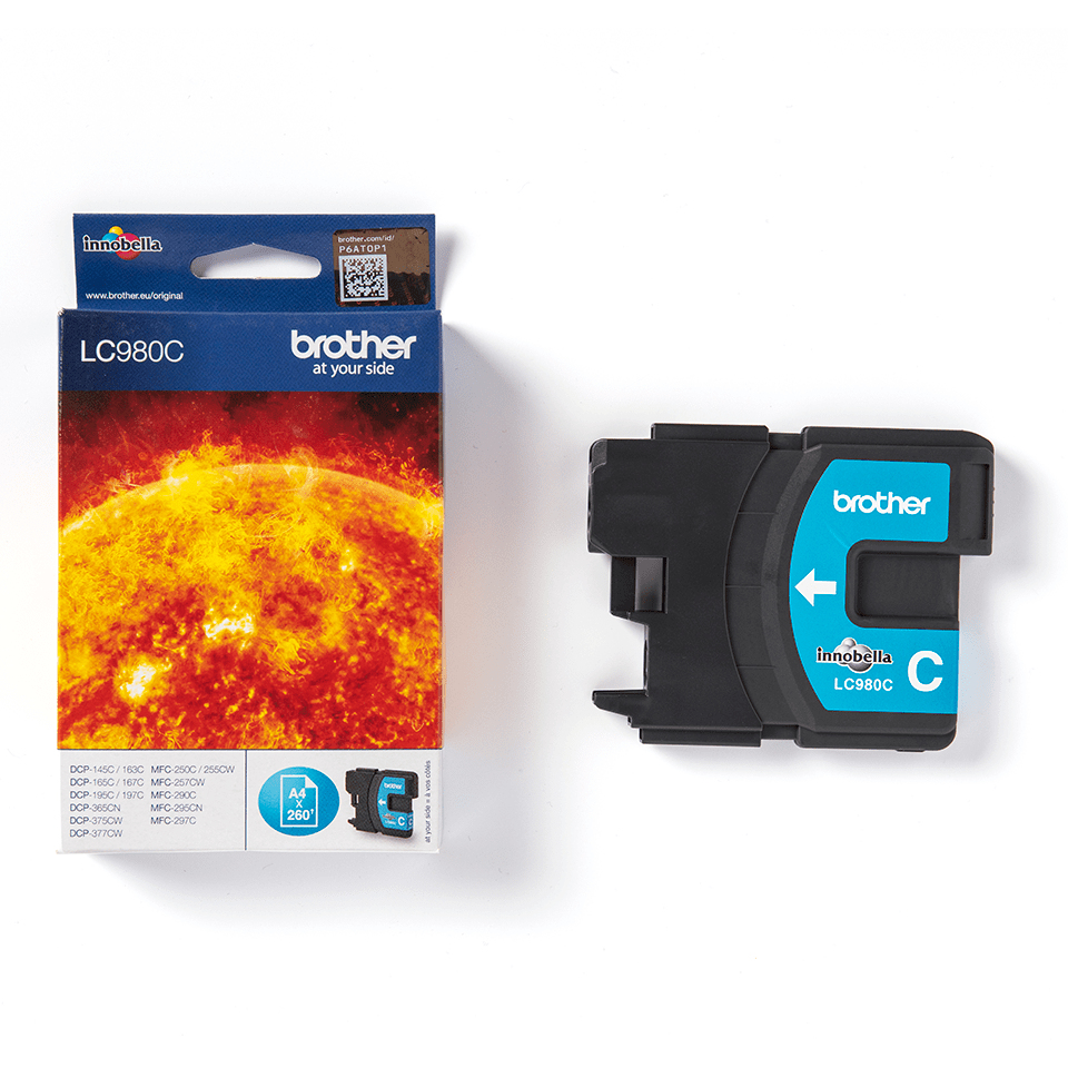 Brother LC 980 C cyan Drucker & Scanner