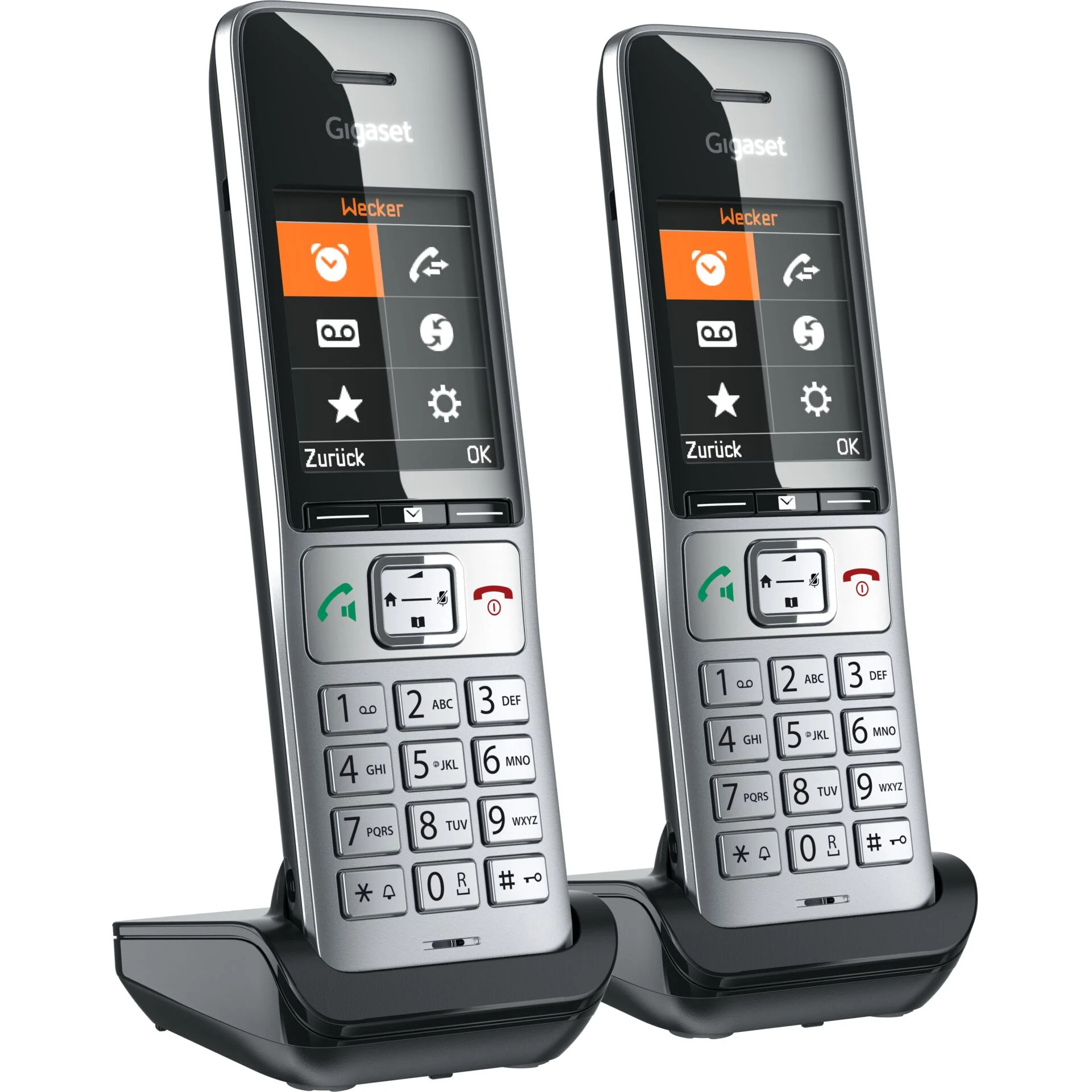 Gigaset COMFORT 500HX duo silver black Telefon
