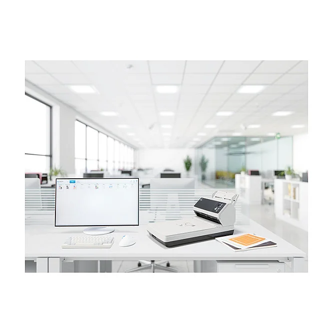 Fujitsu fi 8250 Dokumentenscanner inkl  Flachbetteinheit 50 S  Min ADF Duplex USB3 2 LAN Drucker & Scanner