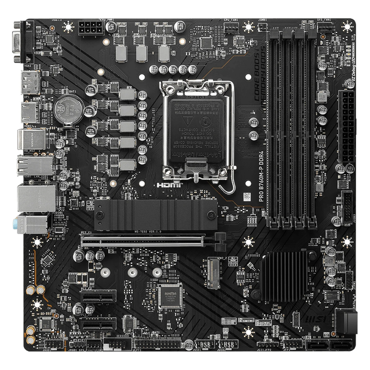 MSI PRO B760M P DDR4 Motherboard Intel B760 LGA 1700 micro ATX PC-Zubehoer