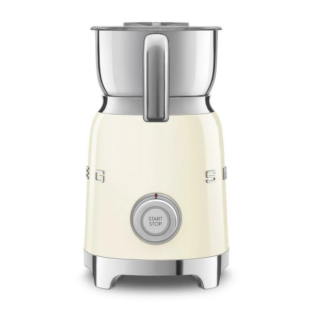 SMEG Induktions Milchaufschaeumer  creme Kuechenkleingeraete