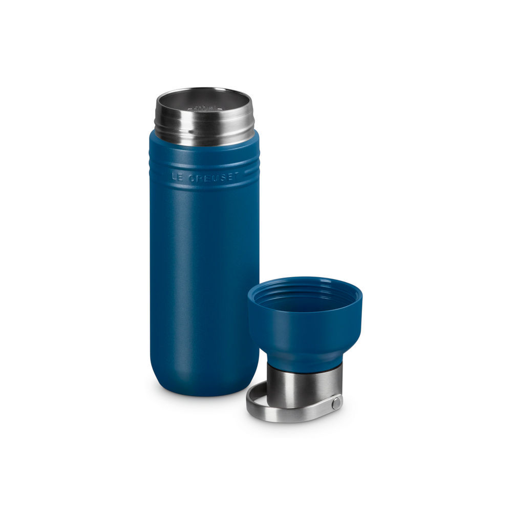 Le Creuset Trinkflasche On The Go  500 ml  Deep Teal Besteck & Aufbewahrung
