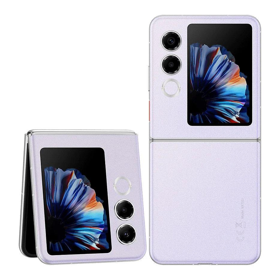 Nubia Flip 2 5G 8RAM 256GB lilac purple Smartphones