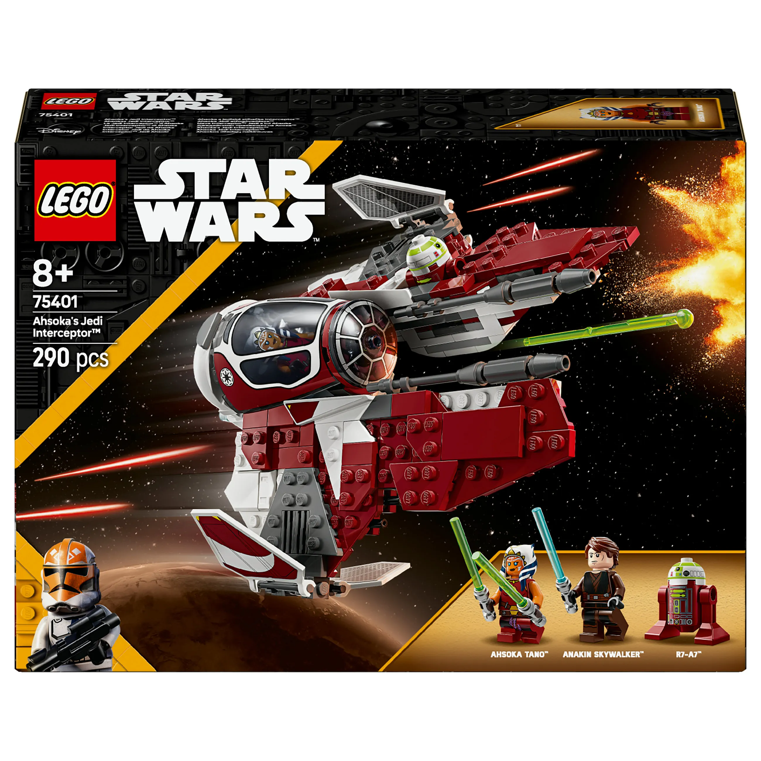 LEGO Star Wars Ahsokas Jedi Interceptor 75401 Spielwaren