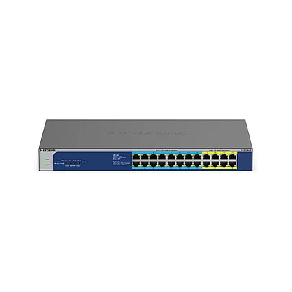 NETGEAR GS524UP Unmanaged Gigabit Ethernet  10 100 1000  Power over Ethernet  PoE  Grau Switches