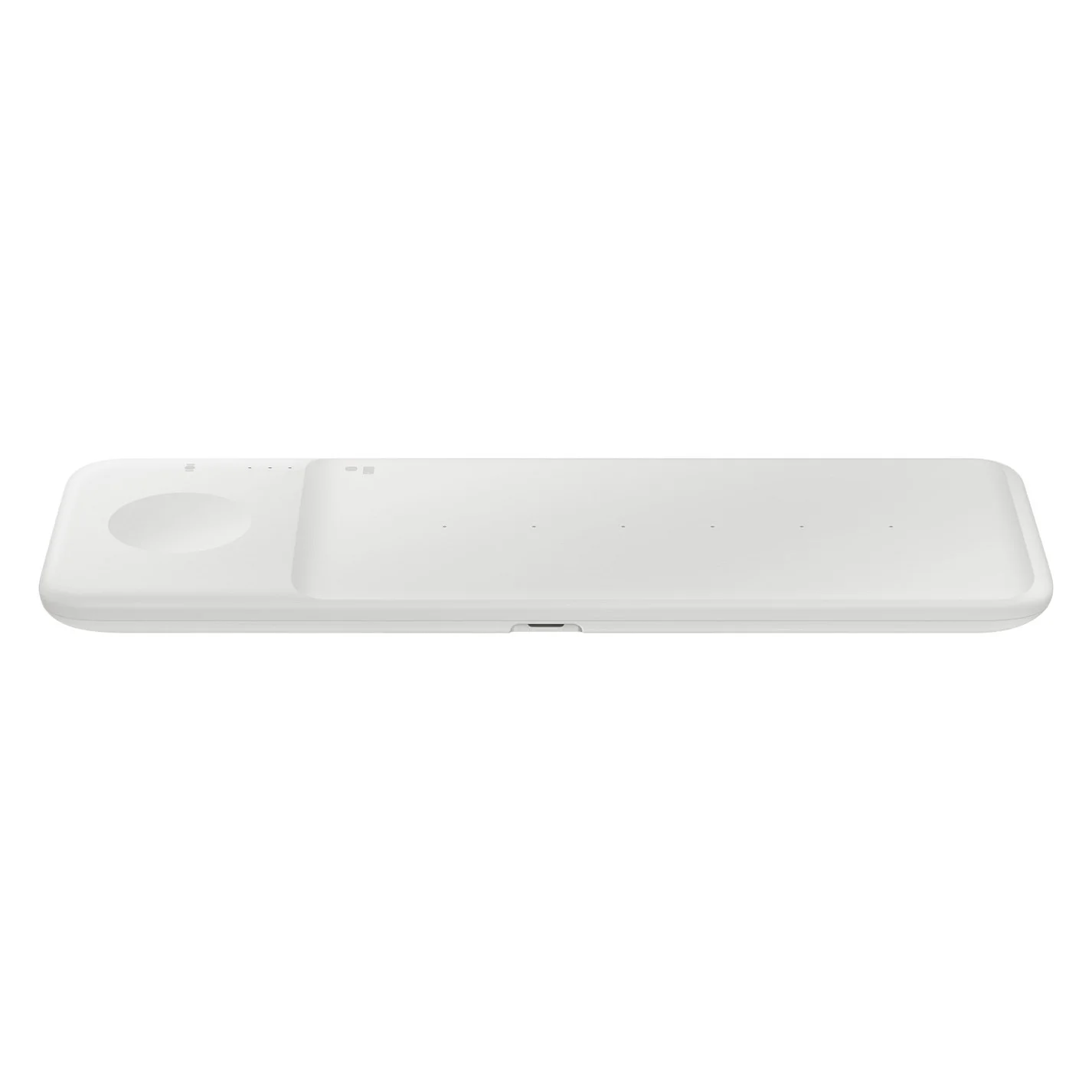 Samsung Wireless Charger Trio Kopfhoerer  Smartphone  Smartwatch Weiss USB Kabelloses Aufladen Schnellladung Drinnen Notebook & Tablet Zubehoer